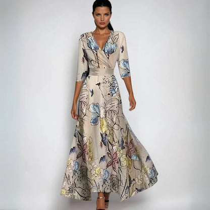 Robe florale élégante pour femme