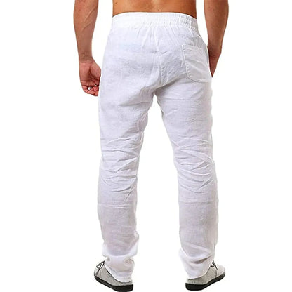Bequeme und atmungsaktive Stoffhose
