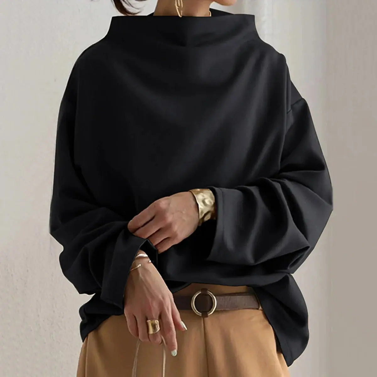MADDY | Pullover chic a collo alto per uno stile autunnale