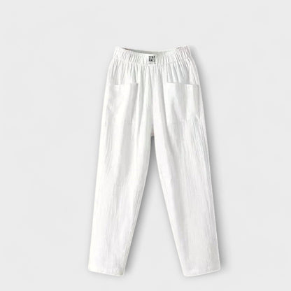 Maya | Pantalones de algodón lino