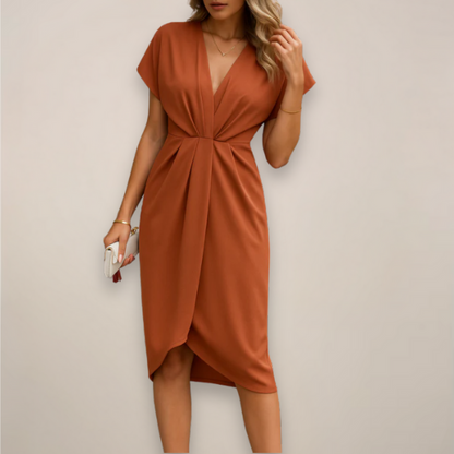 Amara | Wrap Dress with Refined Detail