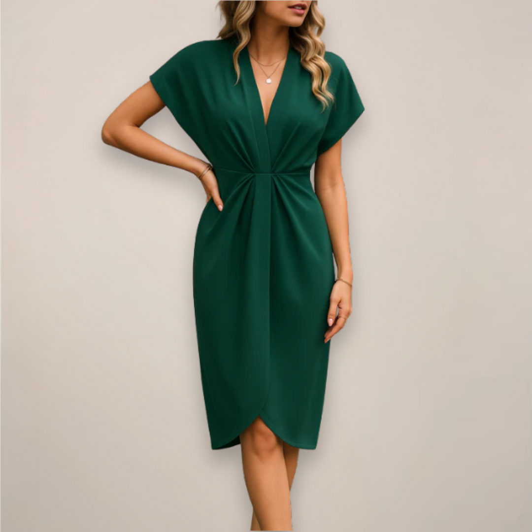 Amara | Wrap Dress with Refined Detail
