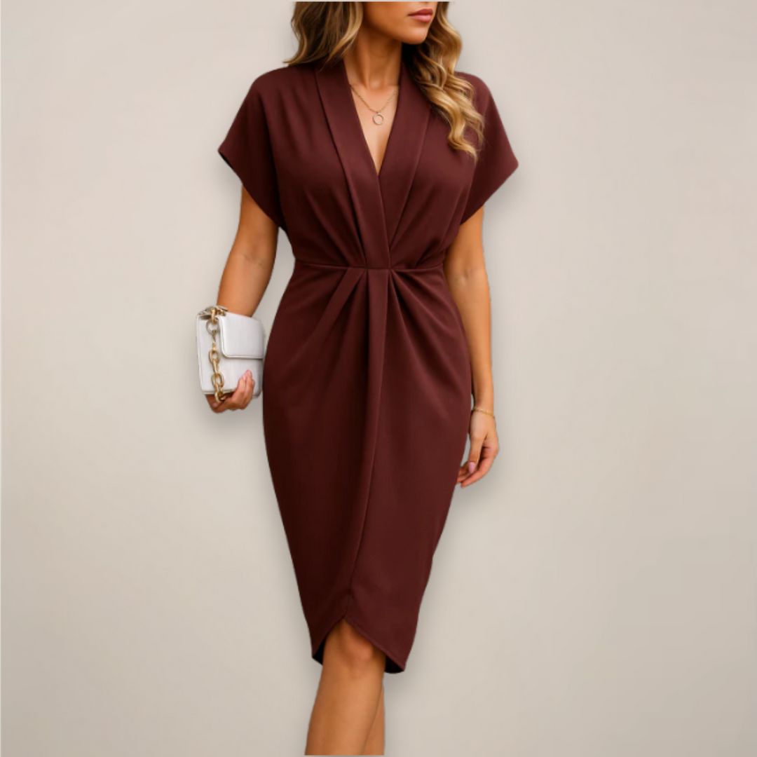 Amara | Wrap Dress with Refined Detail