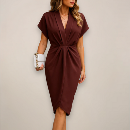 Amara | Wrap Dress with Refined Detail