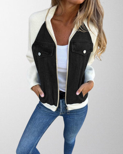 Aubrey | Denim Jacket with Tailored Detail
