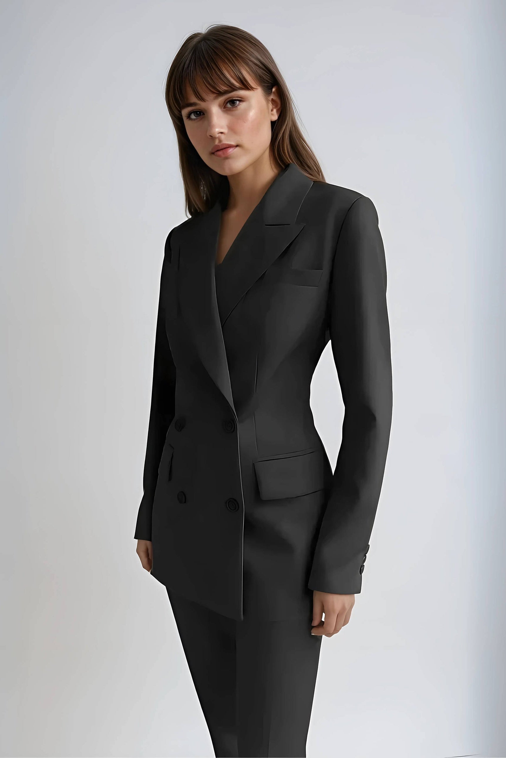 Aurelia | Button-Up Trousers with Tailored Detail
