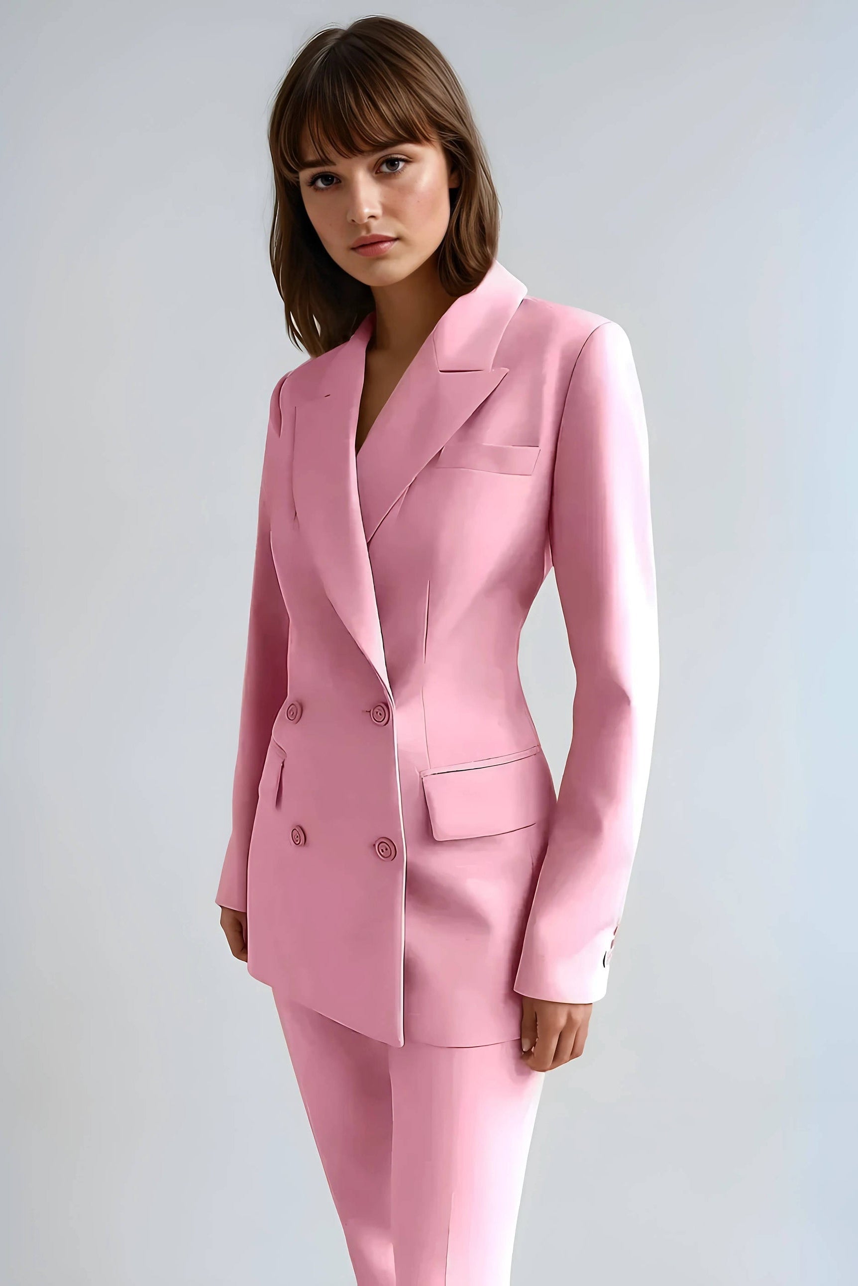Aurelia | Button-Up Trousers with Tailored Detail