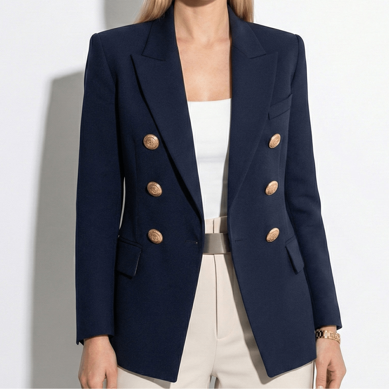 Aurora | Button-Up Blazer with Tailored Detail
