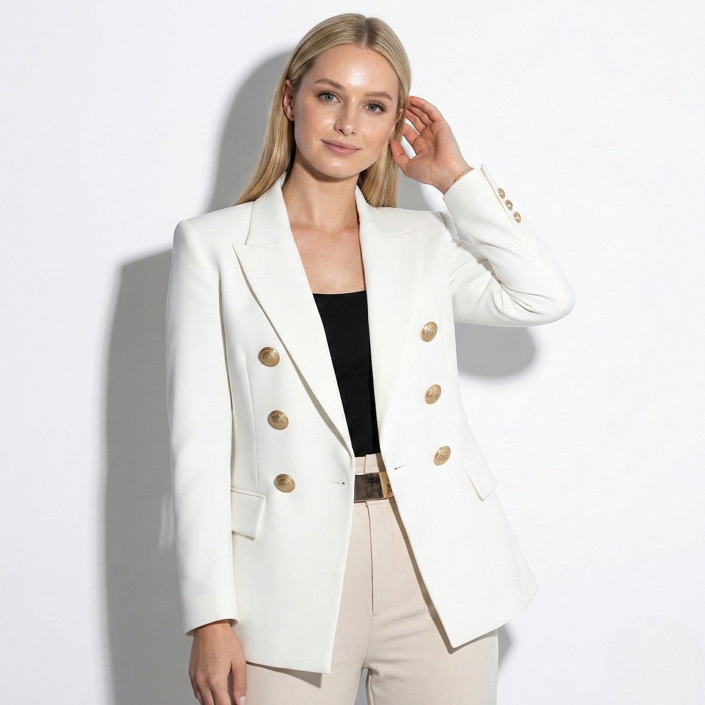Aurora | Button-Up Blazer with Tailored Detail