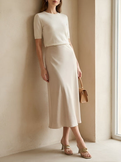 Avery | Refined Skirt with Signature Detail