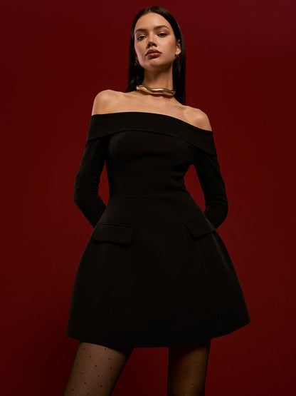 Aya | Elegant Dress with Long Sleeves