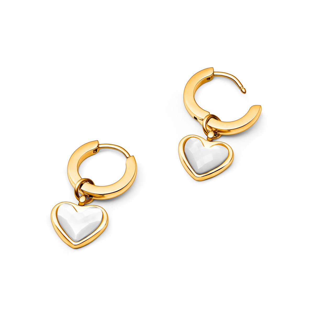 Carys | Refined Huggie Earrings with Signature Detail