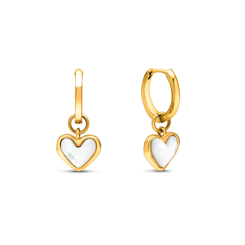 Carys | Refined Huggie Earrings with Signature Detail
