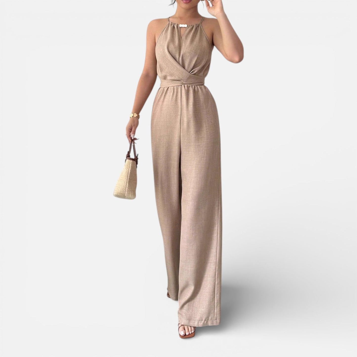 Celia | Refined Jumpsuit with Signature Detail