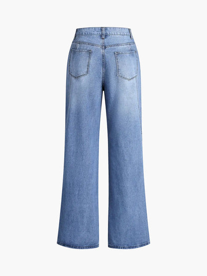 Clara | Denim Trousers with Tailored Detail