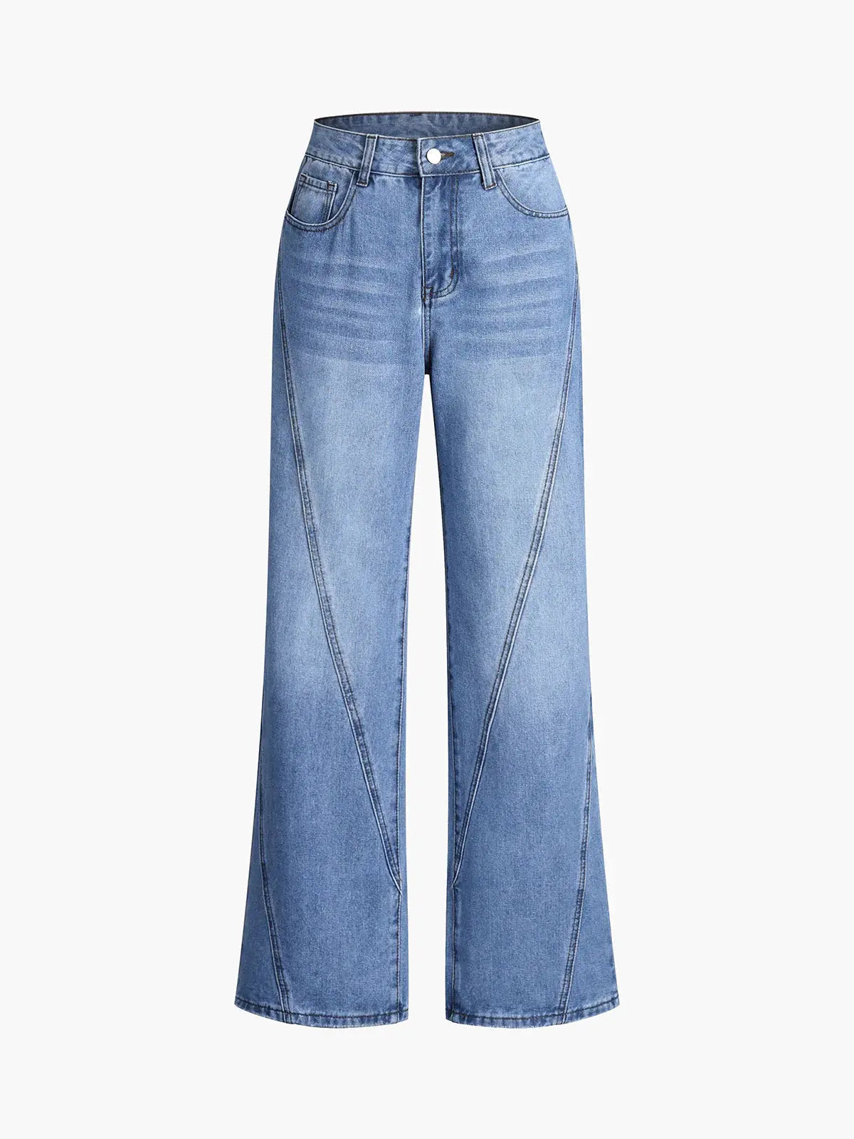 Clara | Denim Trousers with Tailored Detail