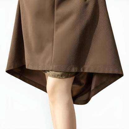 Dana | High-Waisted Pleated A-Line Maxi Skirt
