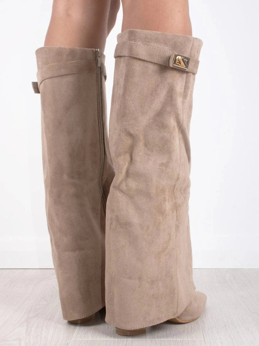 Delilah | Boots with Buckle Detail