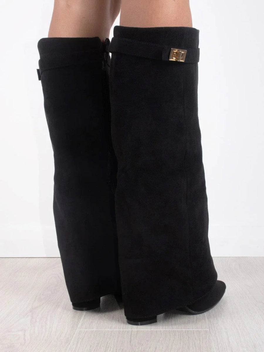 Delilah | Boots with Buckle Detail