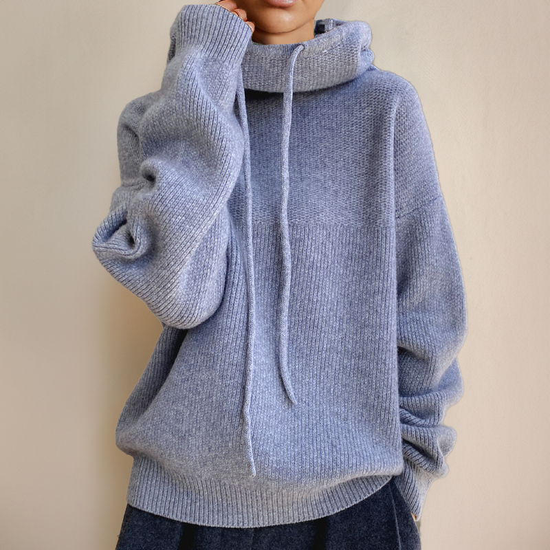 Eleanor | Knit Hoodie with Tailored Detail