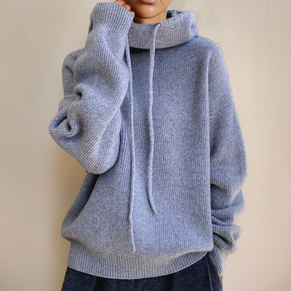 Eleanor | Knit Hoodie with Tailored Detail