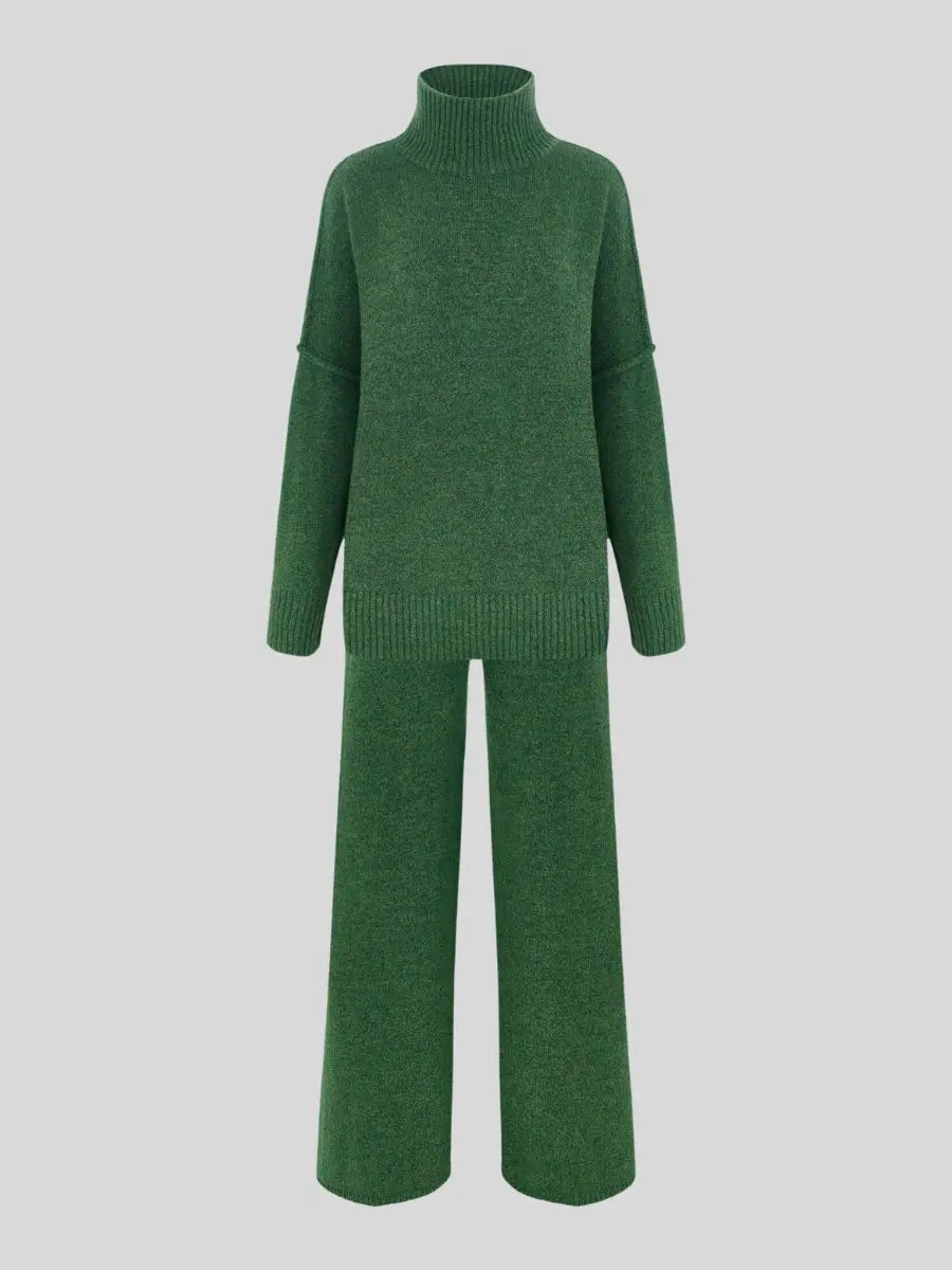 Elif | Knit Trousers with Tailored Detail