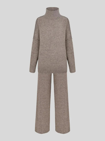 Elif | Knit Trousers with Tailored Detail