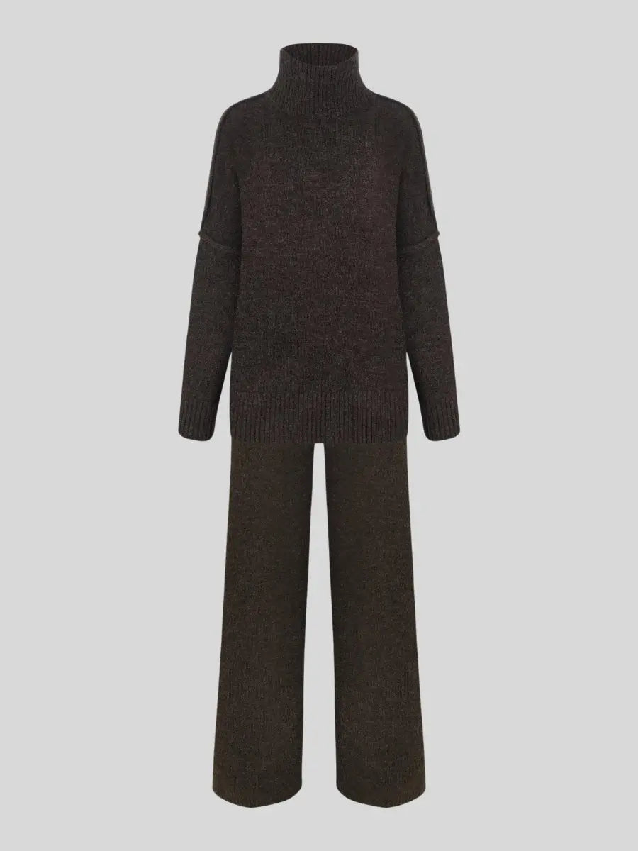 Elif | Knit Trousers with Tailored Detail
