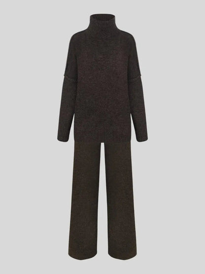 Elif | Knit Trousers with Tailored Detail