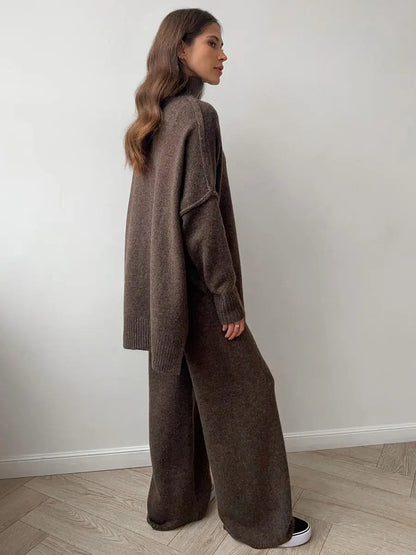 Elif | Knit Trousers with Tailored Detail
