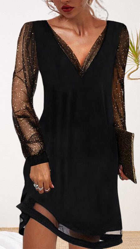 Faye | Elegant Dress with Long Sleeves