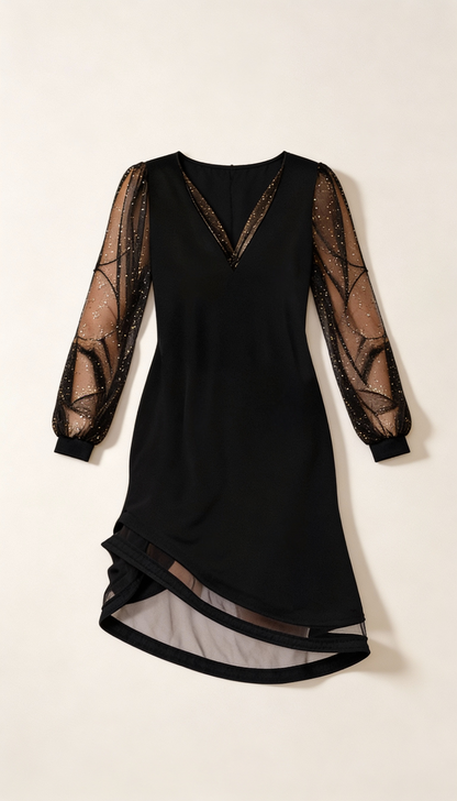 Faye | Elegant Dress with Long Sleeves