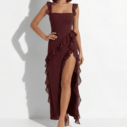 Jade | Maxi Dress with Ruffle Detail