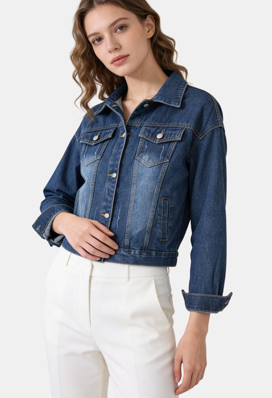 June | Button-Up Jacket with Tailored Detail