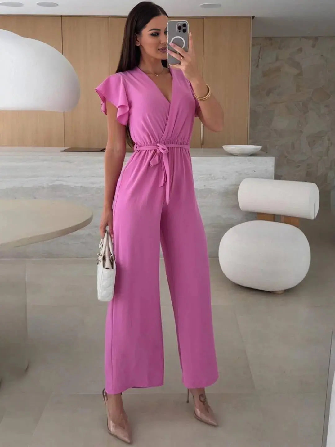 Kathryn | Refined Jumpsuit with Signature Detail
