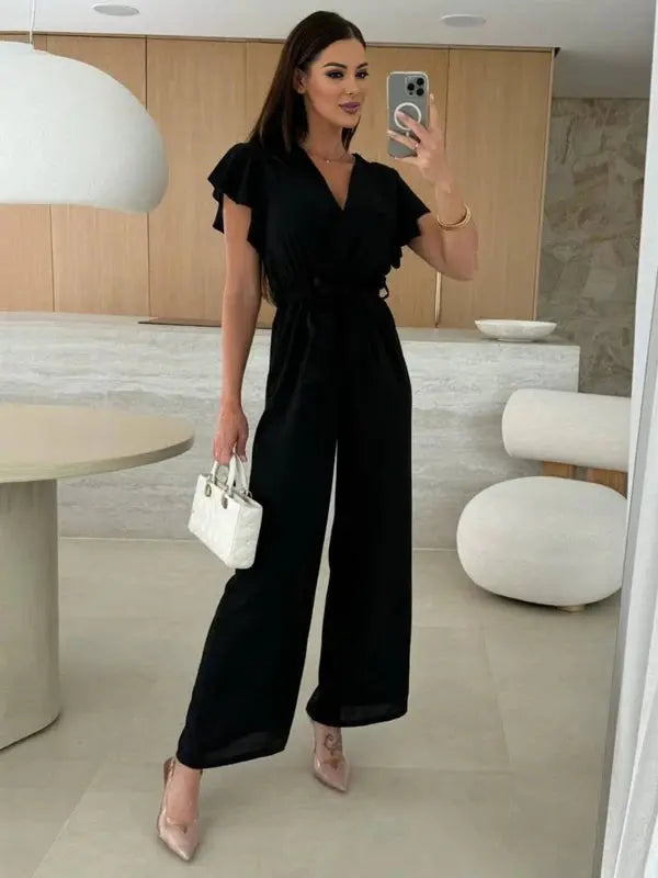 Kathryn | Refined Jumpsuit with Signature Detail