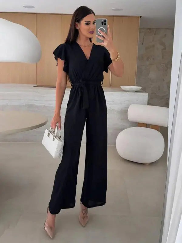 Kathryn | Refined Jumpsuit with Signature Detail