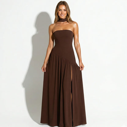 Liana | Strapless Dress with Refined Detail