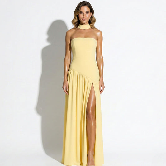 Liana | Strapless Dress with Refined Detail