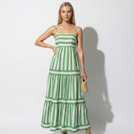 Lina | Maxi Dress with Spaghetti Straps