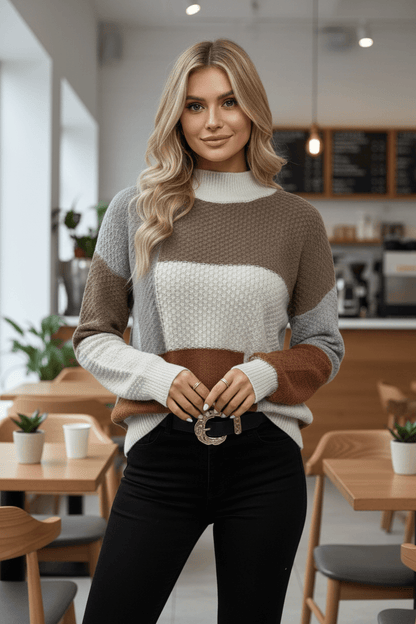 Louisa | Knit Jumper with Tailored Detail