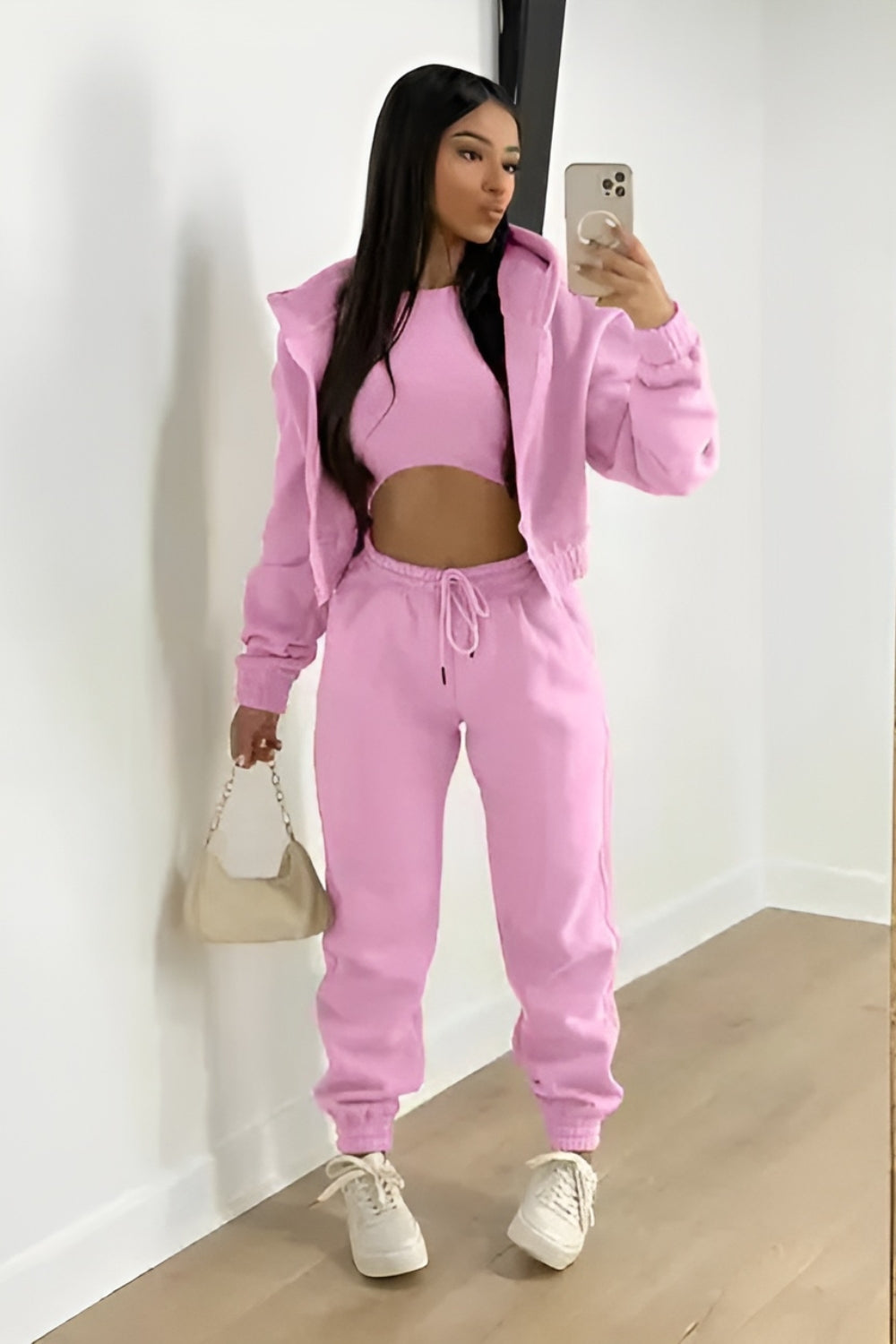 Lucia | Cropped Trousers with Joggers