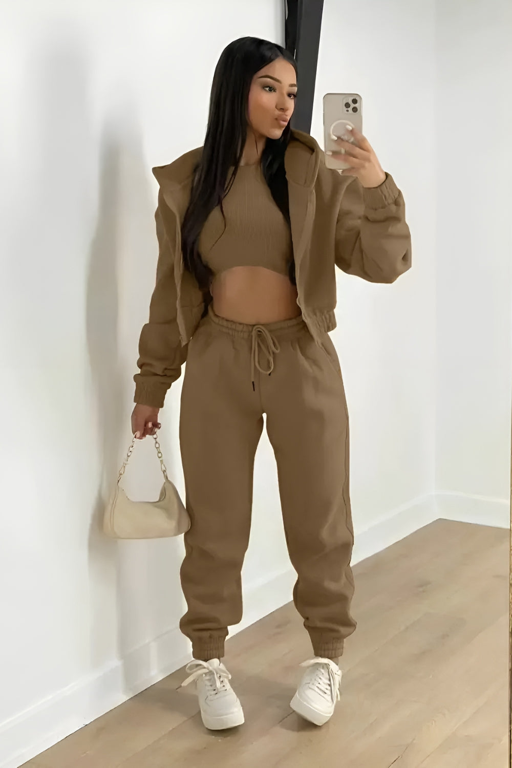 Lucia | Cropped Trousers with Joggers