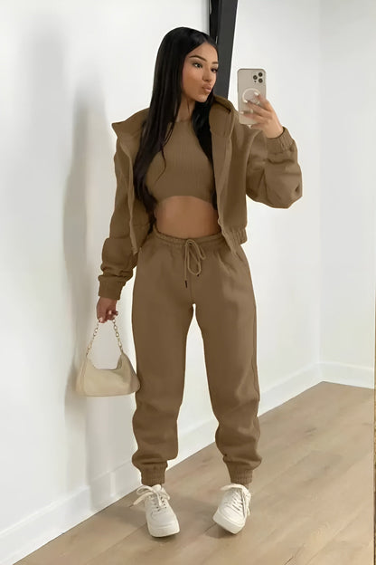 Lucia | Cropped Trousers with Joggers