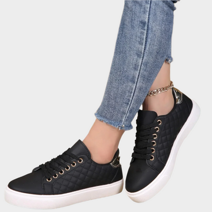 Danie - Sneakers med syet tekstur