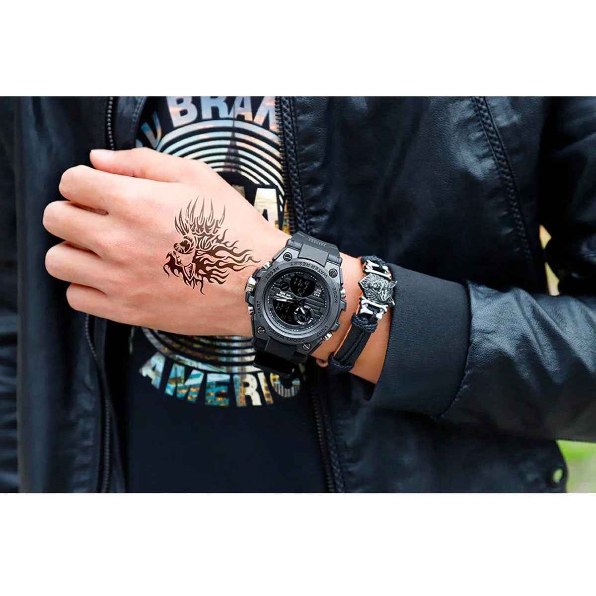TitanGuard | Montre militaire ultime pour homme avec des fonctionnalités polyvalentes