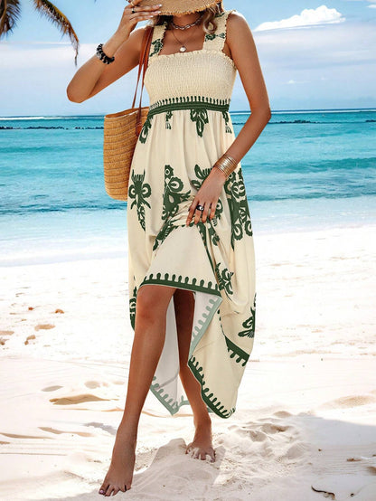 Trendiges Sommerkleid mit femininer Silhouette & Wickeloptik – Sascha