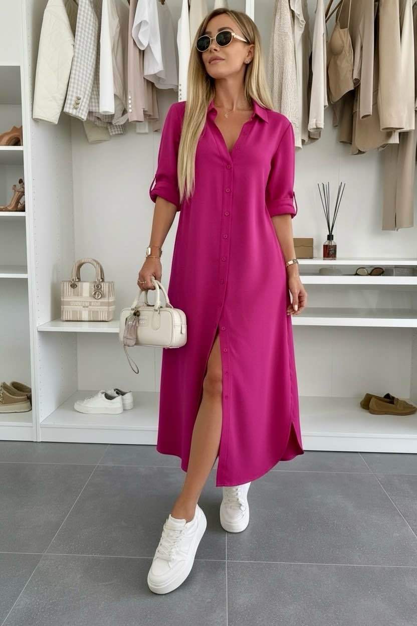 Aurora - Vestido Camisa Oversized