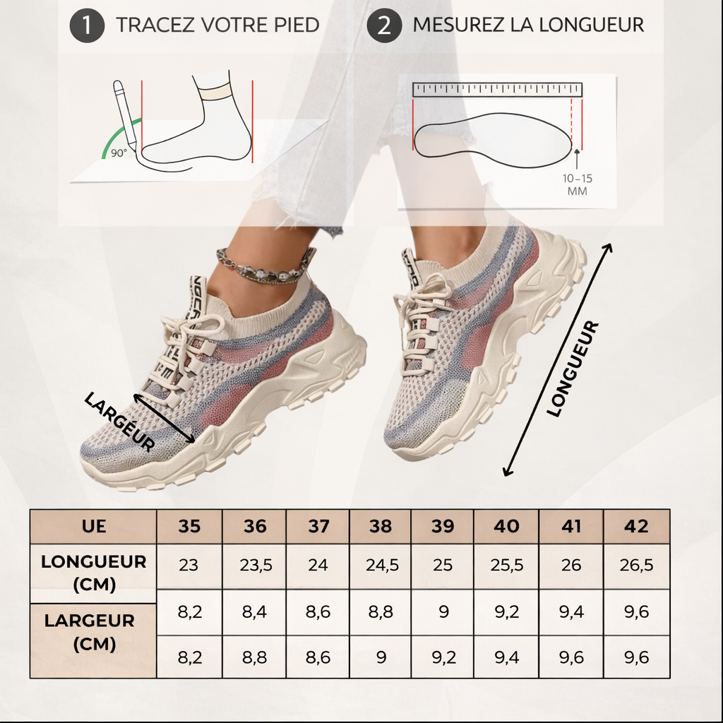 Maélys™ | Sneakers respirantes au confort quotidien