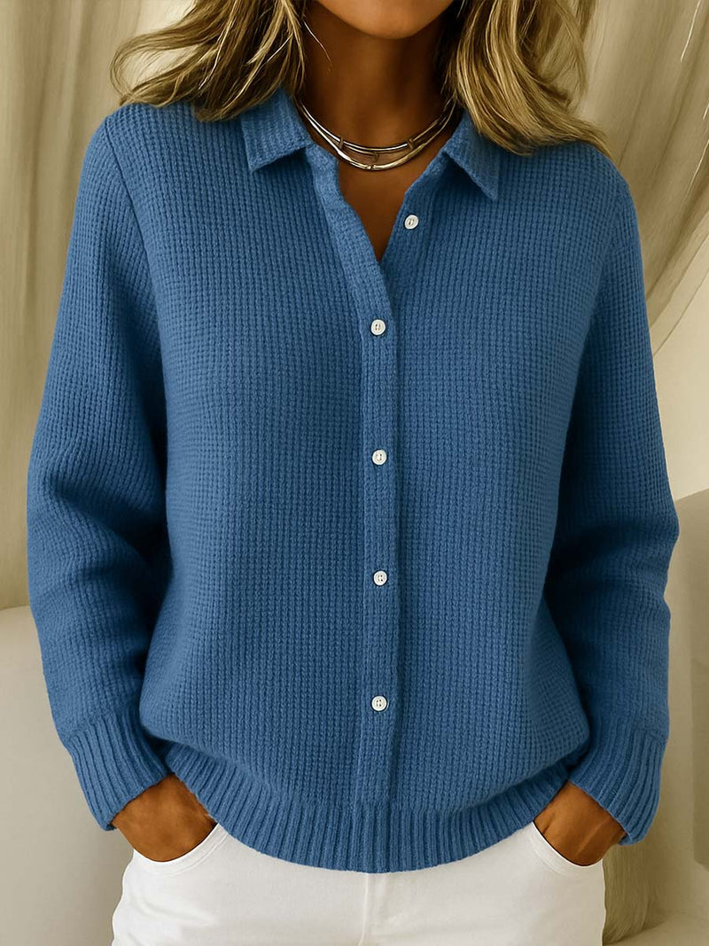 Maglia accogliente Donna | Bottoni frontali & Comfort caldo tutto il giorno